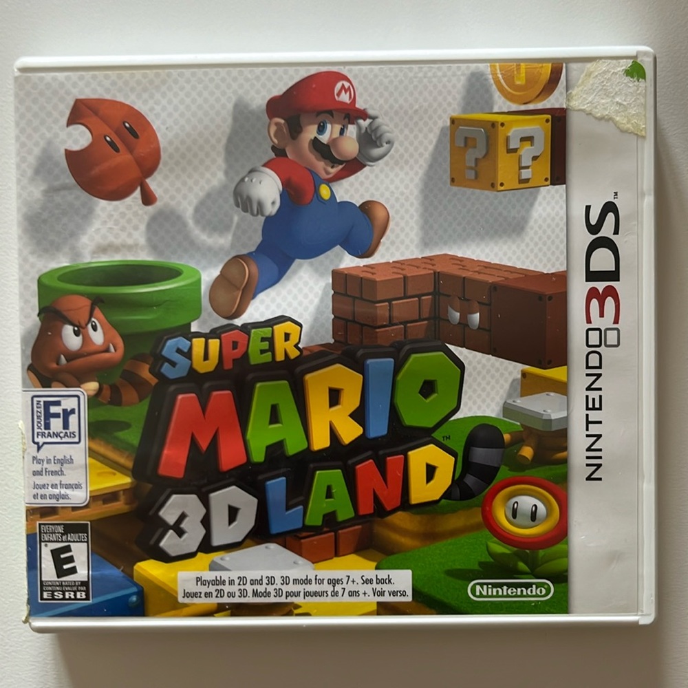Nintendo 3DS - SUPER MARIO 3D LAND - rated E